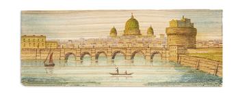 (FORE-EDGE PAINTING.) Heaths Picturesque Annual for 1833.